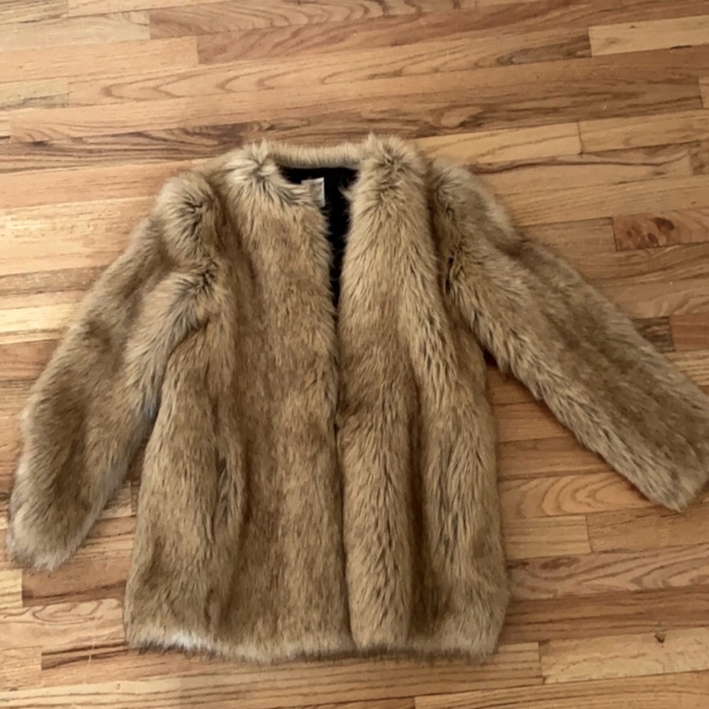 Zara Trafaluc Faux Fur Jacket